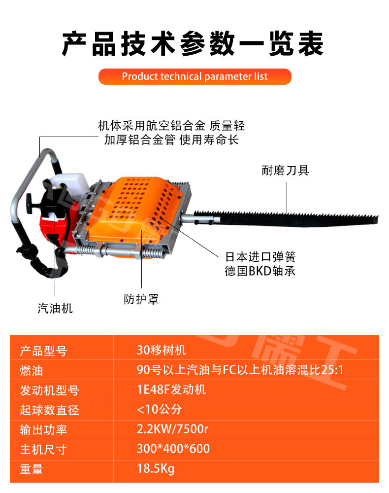 微型移樹機(jī)